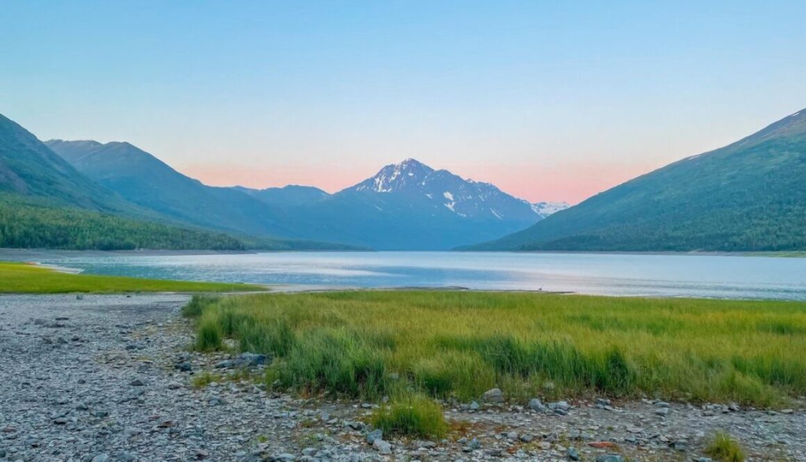 Eklutna Lake Sunset